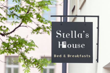 【Stella's House民宿】logo設計、招牌設計